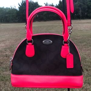 Coach Mini Cora Domed Satchel